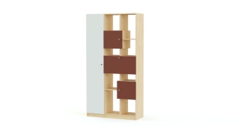 Стеллаж Флай 8 BMS с дверцами