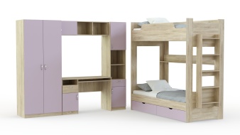 Набор Детская мебель Лотос 8д BMS