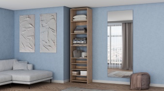 Стеллаж для одежды Мирта 74 BMS с полками