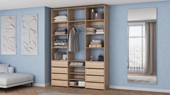 Напольный Стеллаж для одежды Мирта 96 BMS