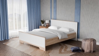 Кровать с изножьем Прованс BMS с ортопедическим основанием