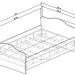 Чертеж Кровать Алиса 20.20 BMS