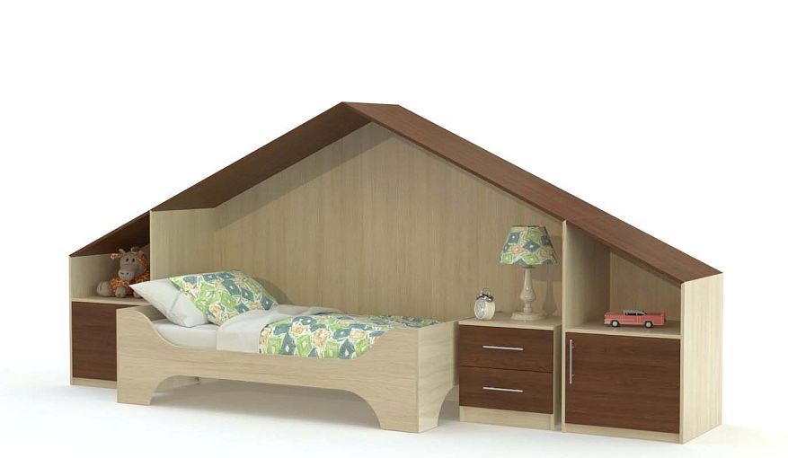 Кровать-домик Марс 12.2 BMS - Фото