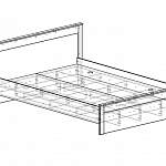 Чертеж Кровать Татьяна 1 BMS