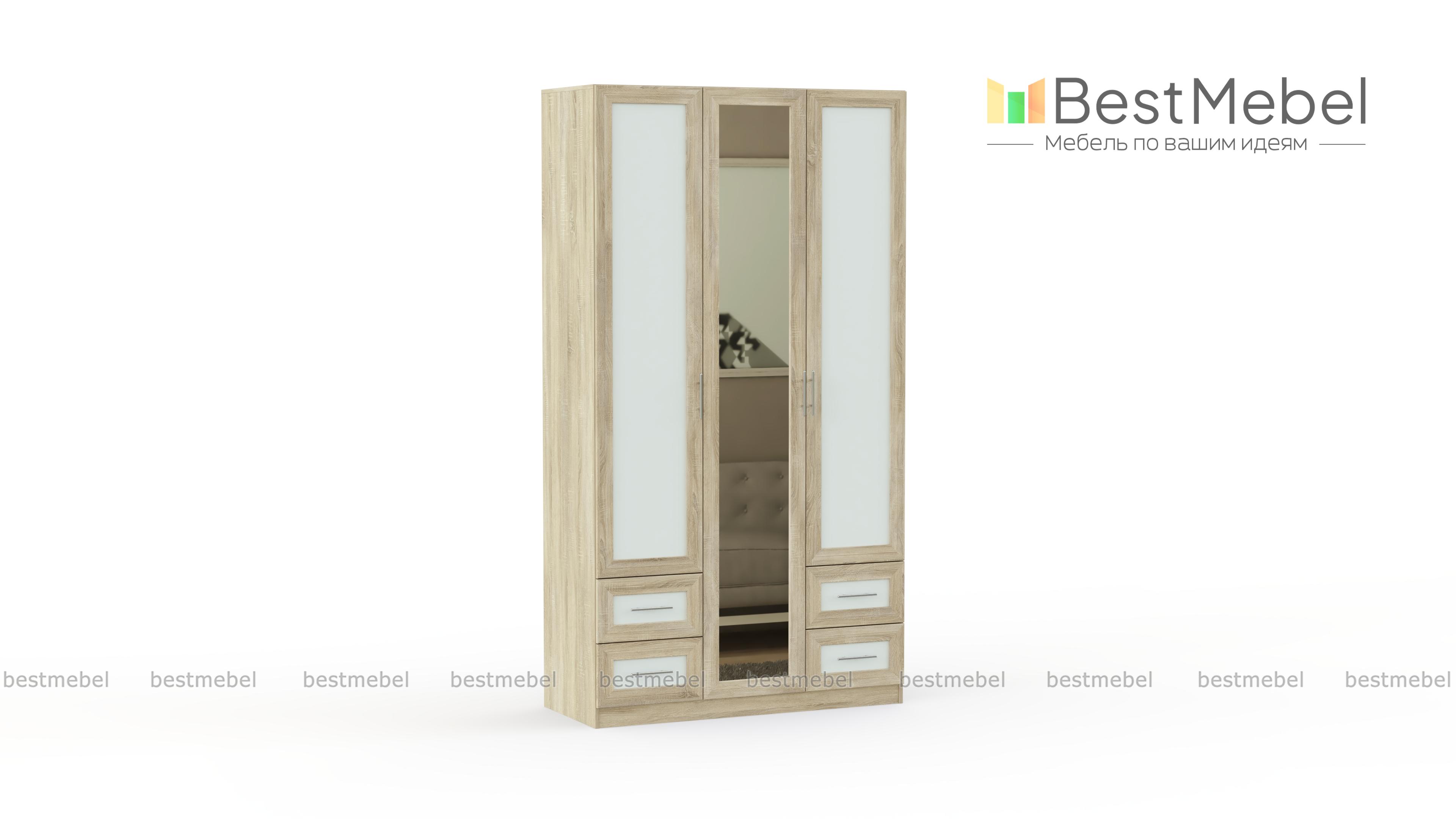 Распашной шкаф Крона 18 BMS - Фото