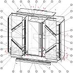 Чертеж Шкаф купе Концепт-29 BMS