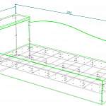 Чертеж Кровать Тони 11 BMS