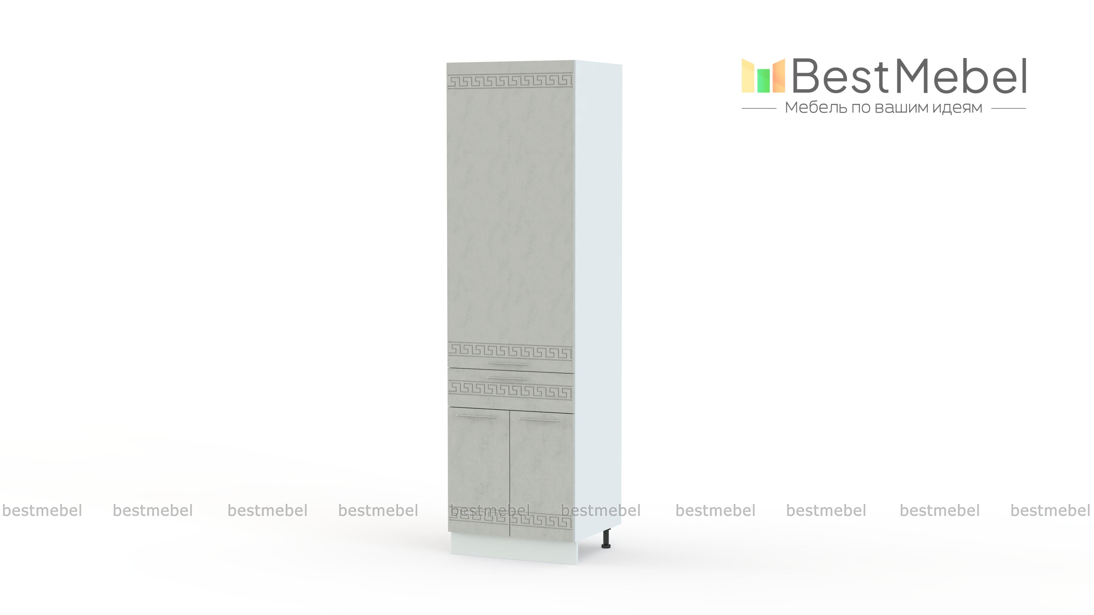 Шкаф-пенал 1 ящик  Греция-2 BMS - Фото