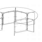 Чертеж Стол для переговоров Мартин 4 BMS