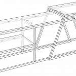 Чертеж Тумба под ТВ Рона 14 BMS