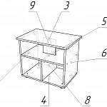 Схема сборки Журнальный столик Скрувби Skruvby 6