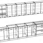 Чертеж Кухня Базис Linewood 03 BMS