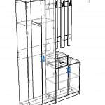 Чертеж Прихожая Идеал 29 BMS