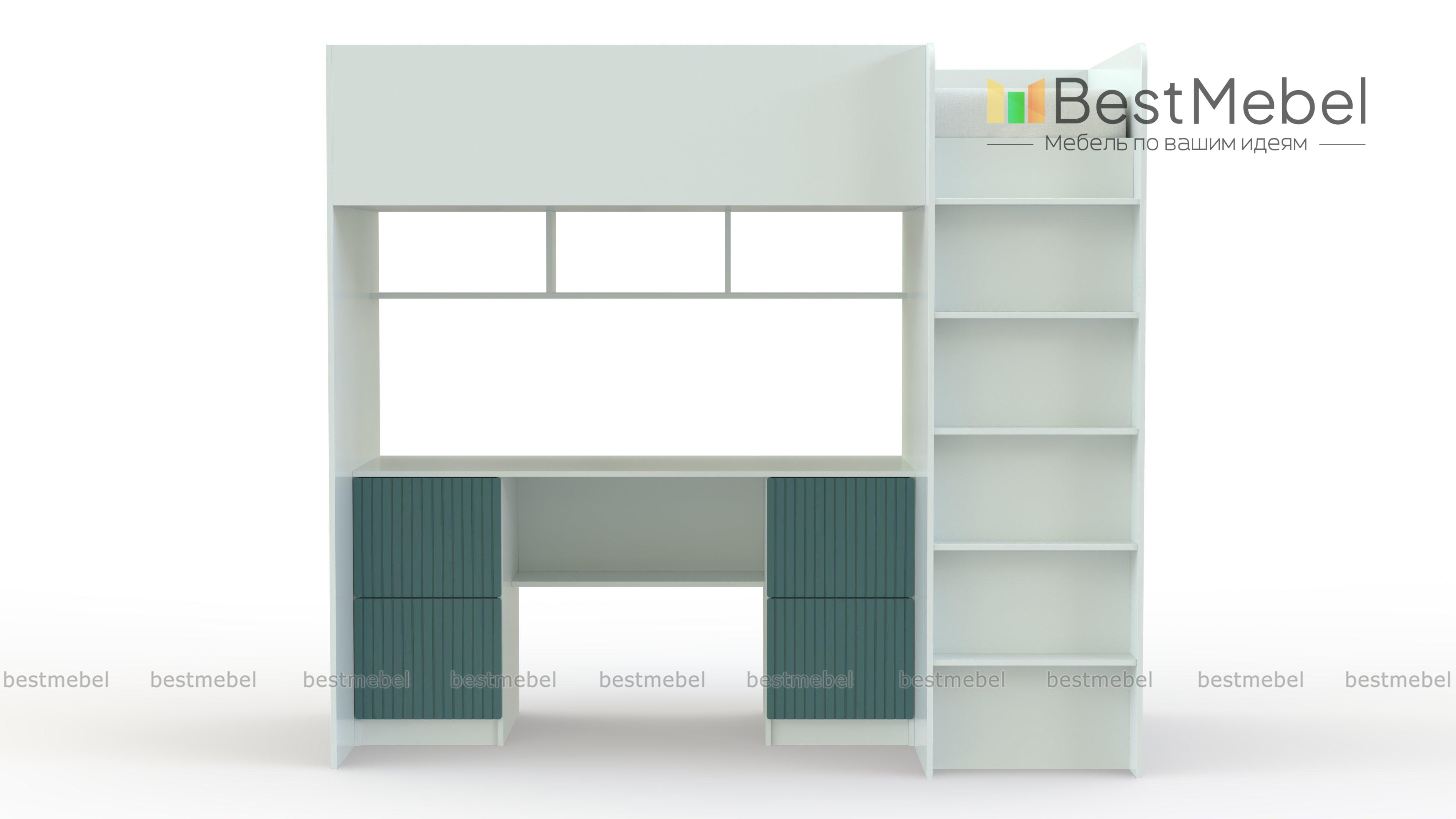 Кровать-чердак Селена 13 BMS - Фото