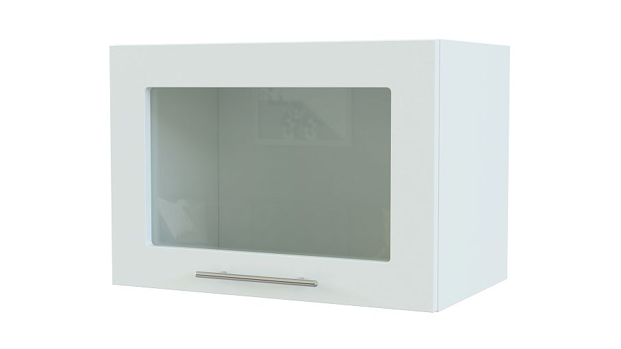 Шкаф верхний горизонтальный со стеклом 500 Капля BMS - Фото