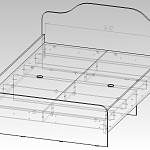 Чертеж Кровать Алиса 12.10 BMS