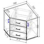 Чертеж Угловой комод Классик 13 BMS