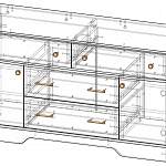 Чертеж Комод Стенворд № 20 BMS