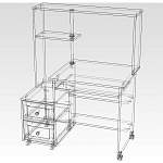 Чертеж Компьютерный стол Млайн-26 BMS