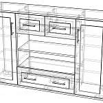 Чертеж Тумба под ТВ-5 BMS