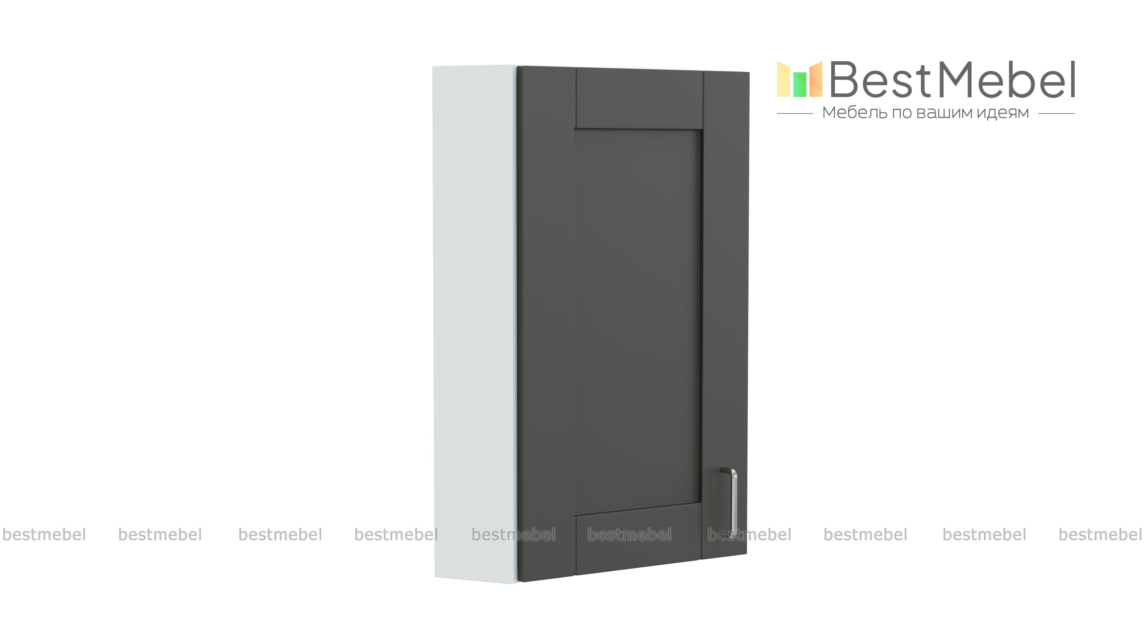 Шкаф верхний торцевой Лофт BMS - Фото