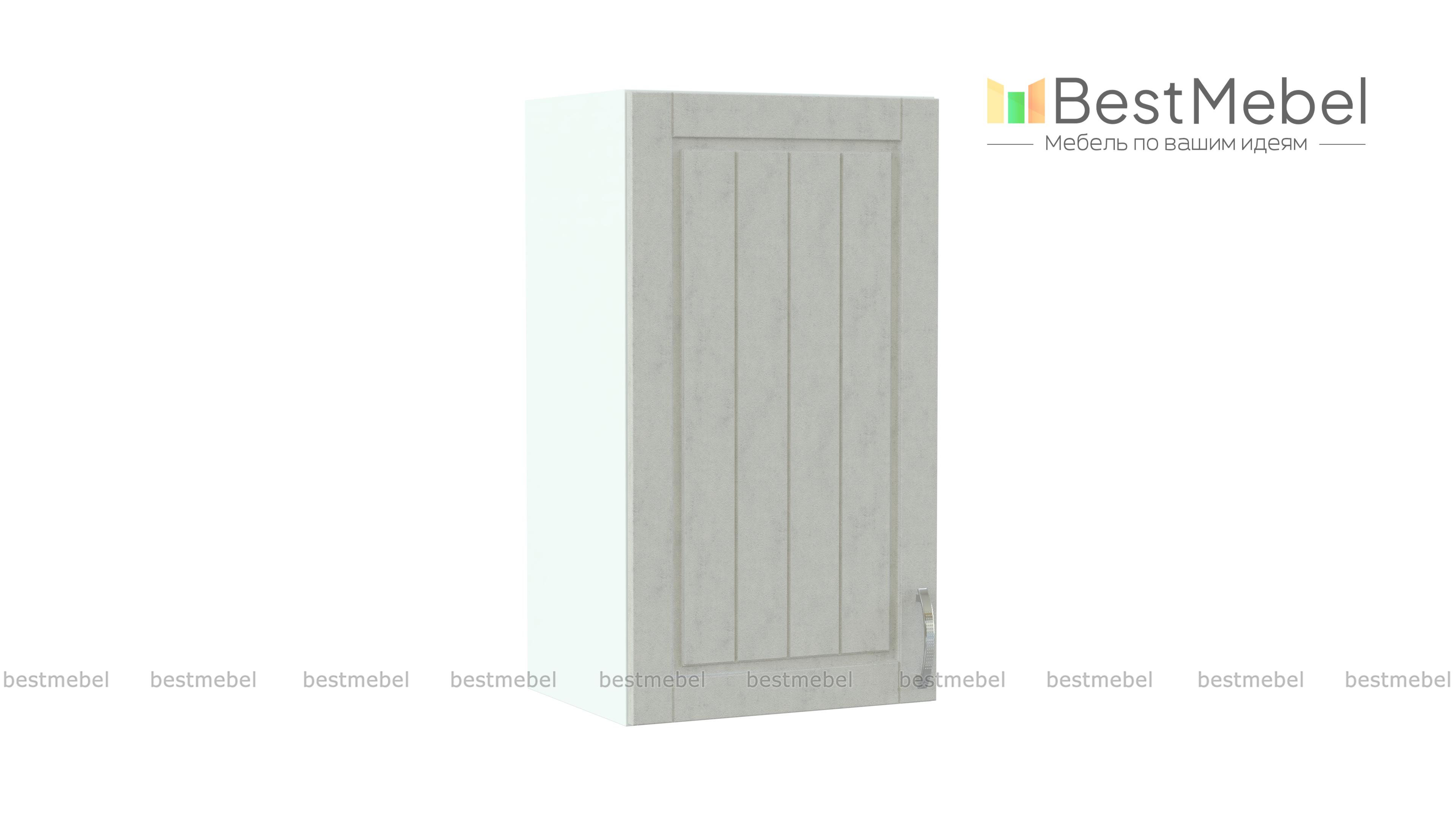 Шкаф верхний 1 дверь Лондон  BMS - Фото