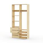 Стеллаж для одежды Мирта 87 BMS - Фото 12