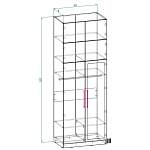 Шкаф распашной Остин Нео 13 BMS