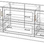 Чертеж Комод Карлос-041 BMS