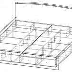 Чертеж Кровать КСП 160 BMS