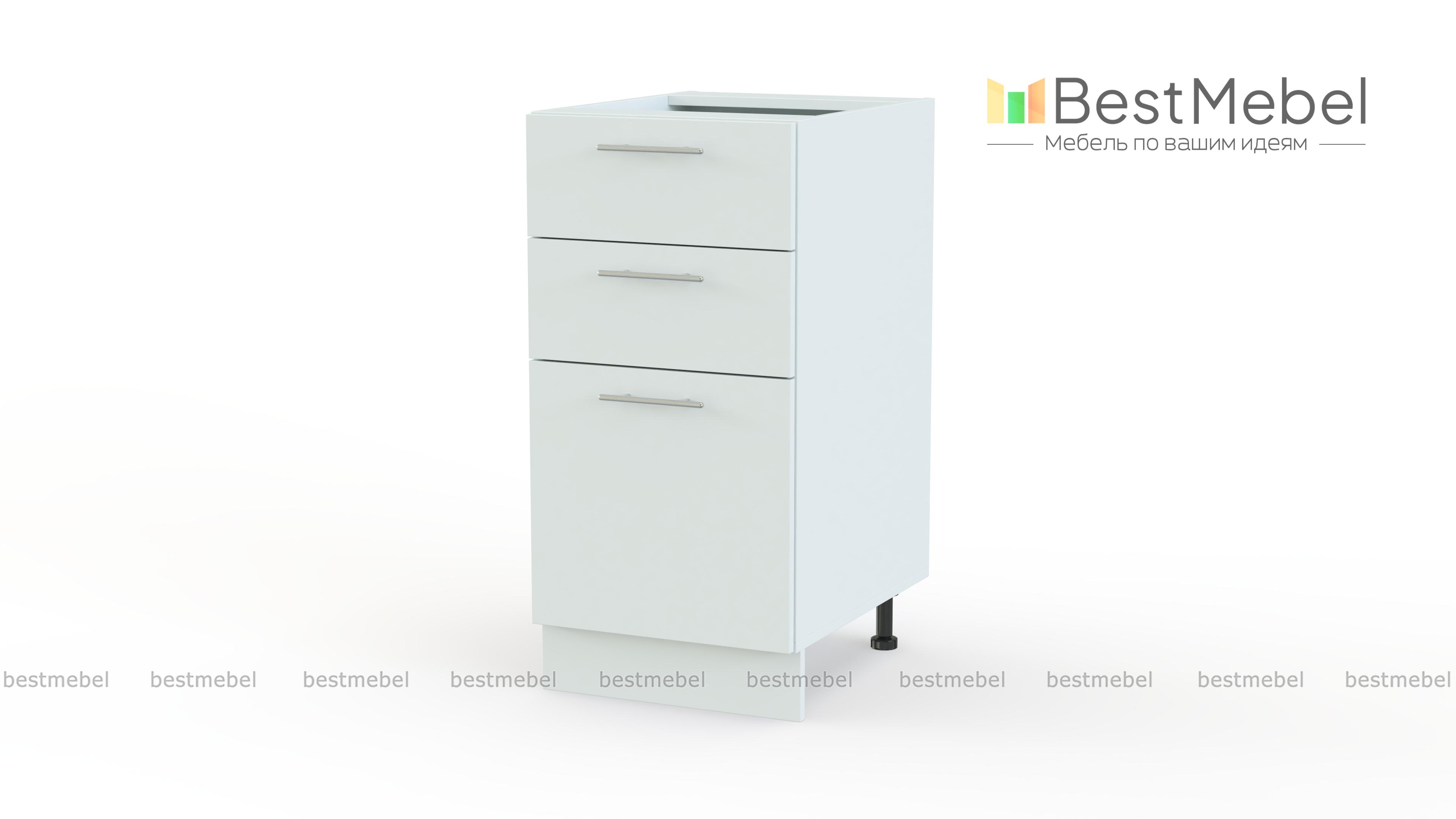 Шкаф нижний 3 ящика Оля BMS - Фото