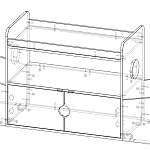 Схема сборки Стеллаж Юстина 5 BMS