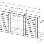 Чертеж Стойка ресепшн №47-1 BMS