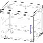 Чертеж Тумба для обуви Бона-Пуф BMS