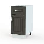 Шкаф напольный Снежная королева с 1 ящиком и дверью BMS - Фото 6