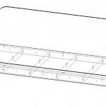 Чертеж Кровать-диван Акварели BMS