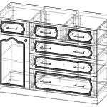 Схема сборки Комод Александр 6 BMS
