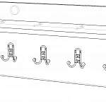 Чертеж Вешалка Онтарио 10 BMS