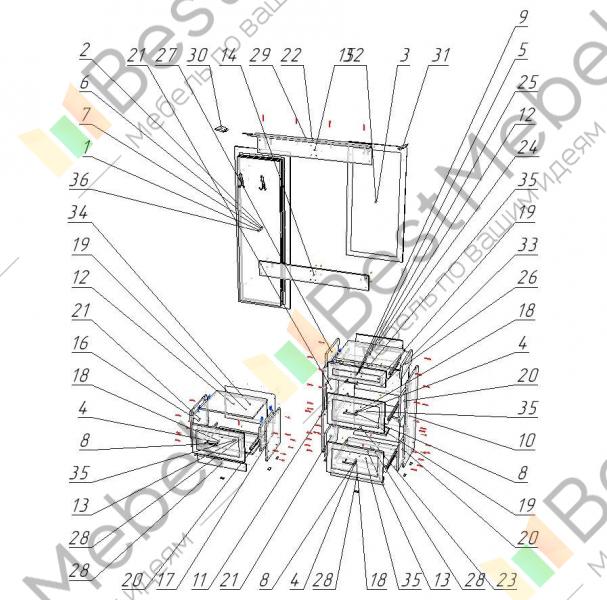 Инструкция по сборке прихожей прима Инструкция по сборке прихожей прима