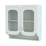 Эмилия шкаф-витрина фигурный с полками BMS - Фото 6