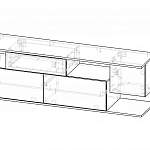 Чертеж Тумба Малага RTV BMS