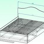 Чертеж Кровать Ульяна BMS