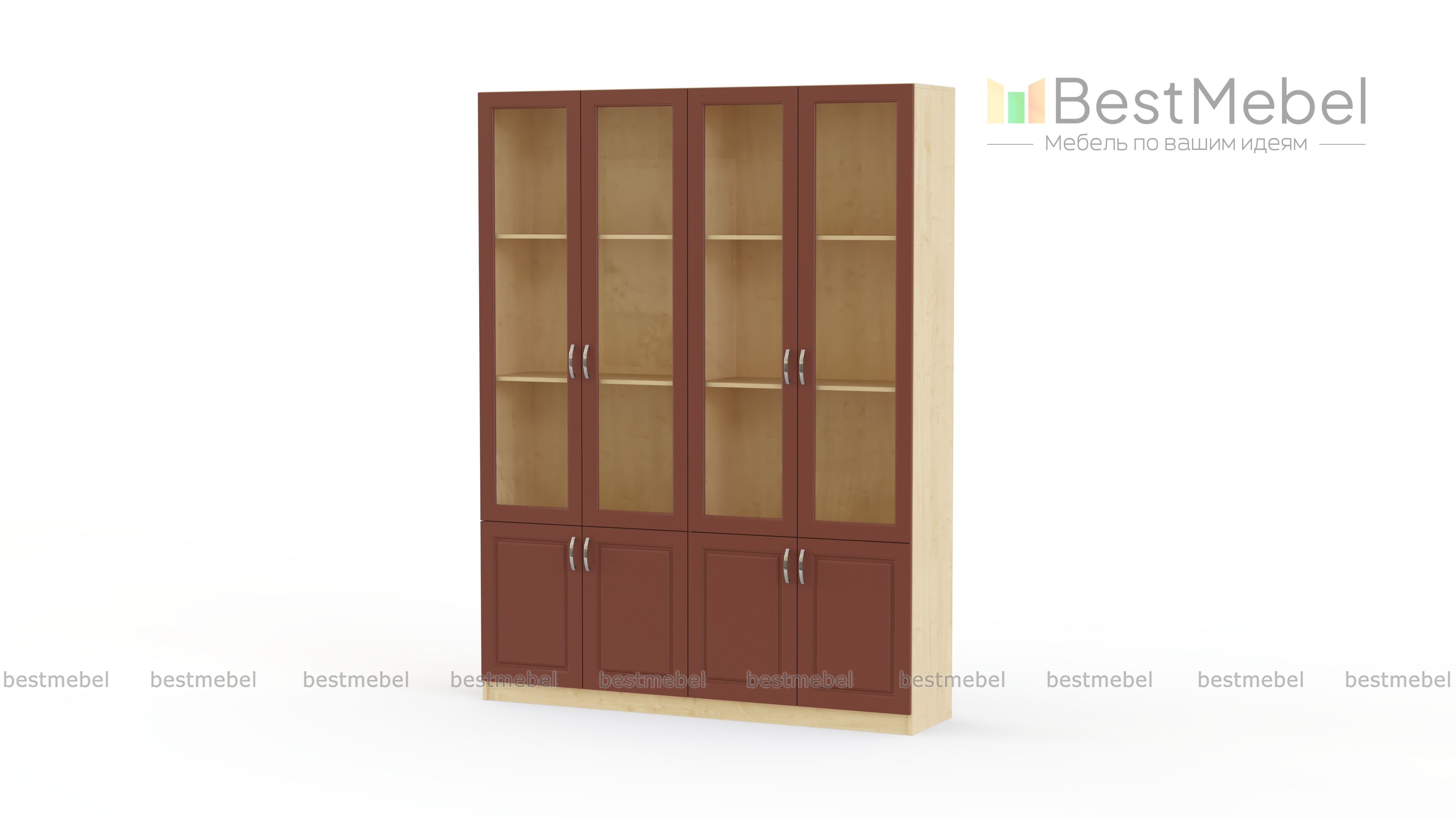 Шкаф книжный Марк BMS