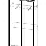 Чертеж Шкаф-купе Концепт-7 BMS