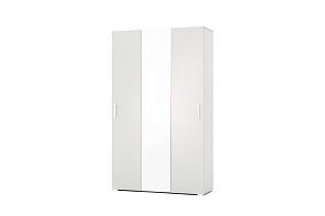 Шкаф 3-х дверный с зеркалом Мишель BMS(Белье - Платяной отсек (2 полки) (3)) (1400х2332х582)