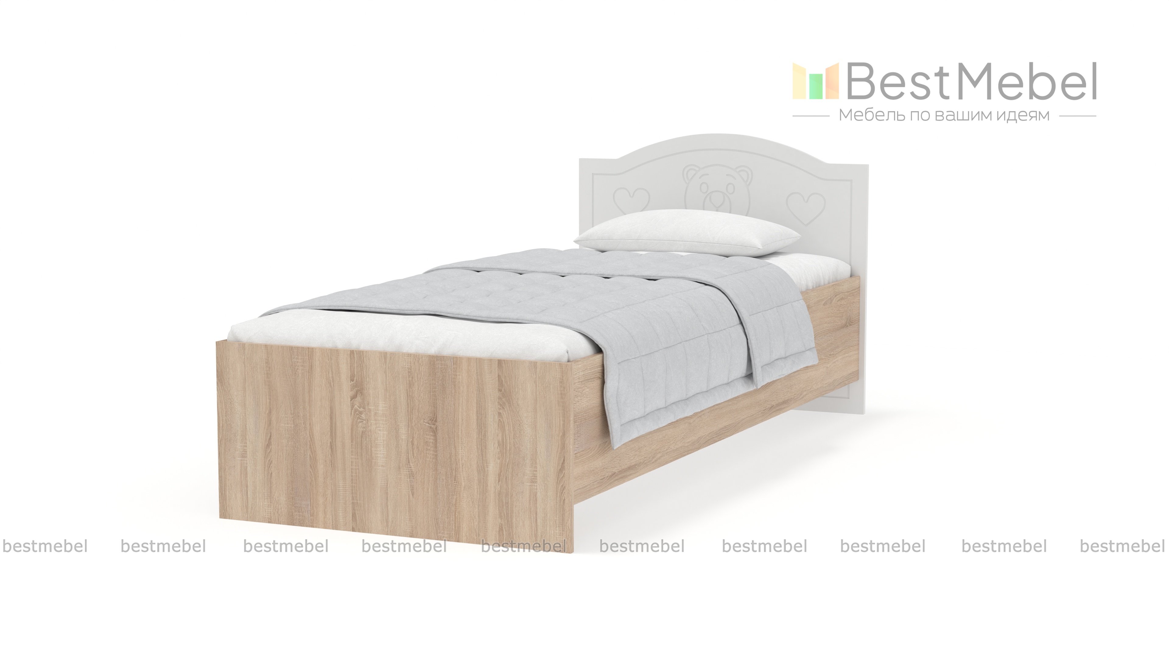 Кровать Мишка Вальтер BMS