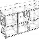 Чертеж Комод Шайло 13 BMS