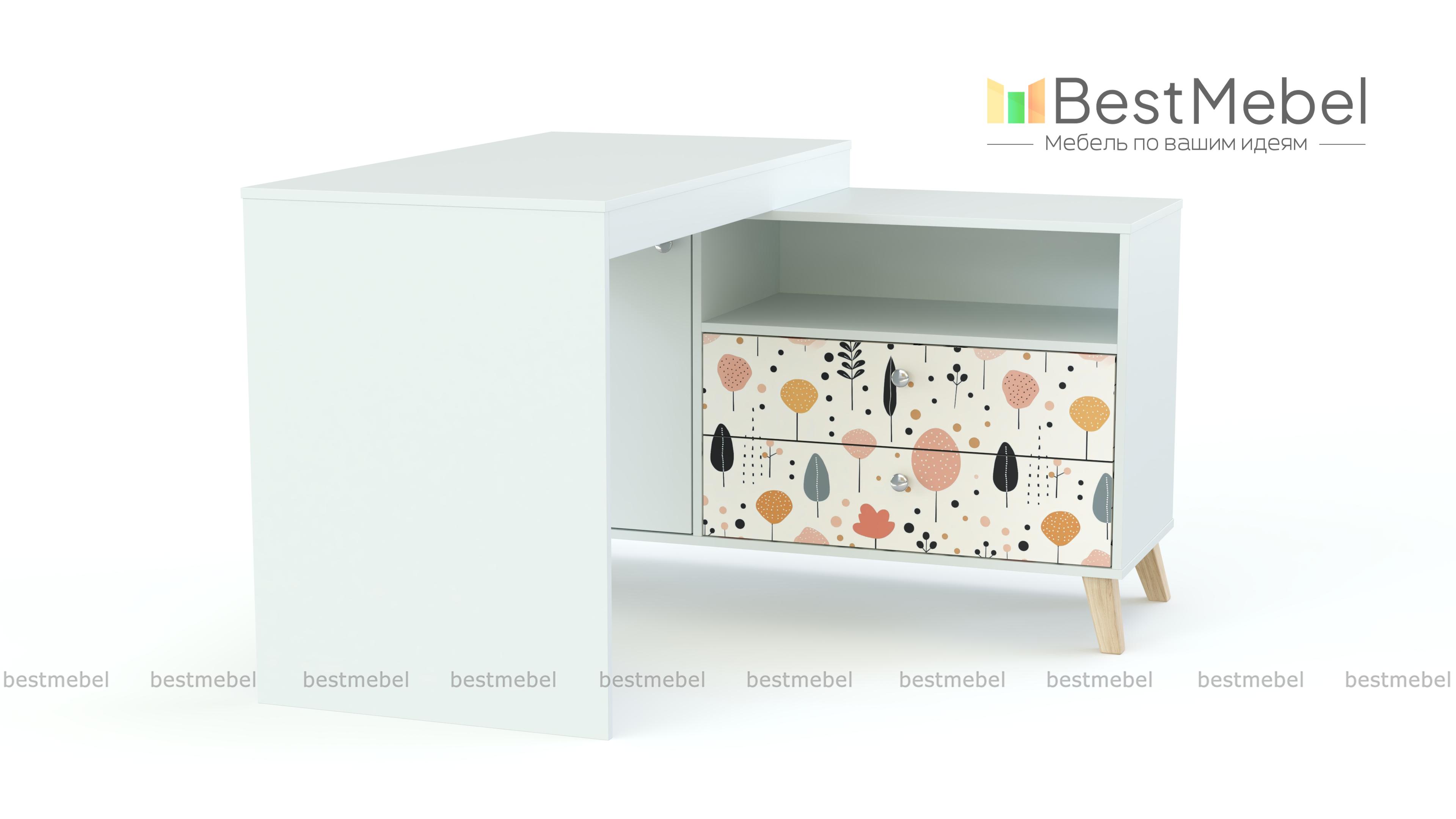 Стол письменный Эльза 1 BMS - Фото