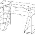Чертеж Игровой стол Техно 2.14 BMS