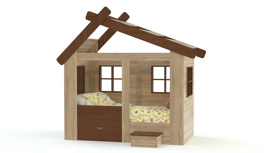 Кровать-домик Мартис 12.6 BMS - Фото